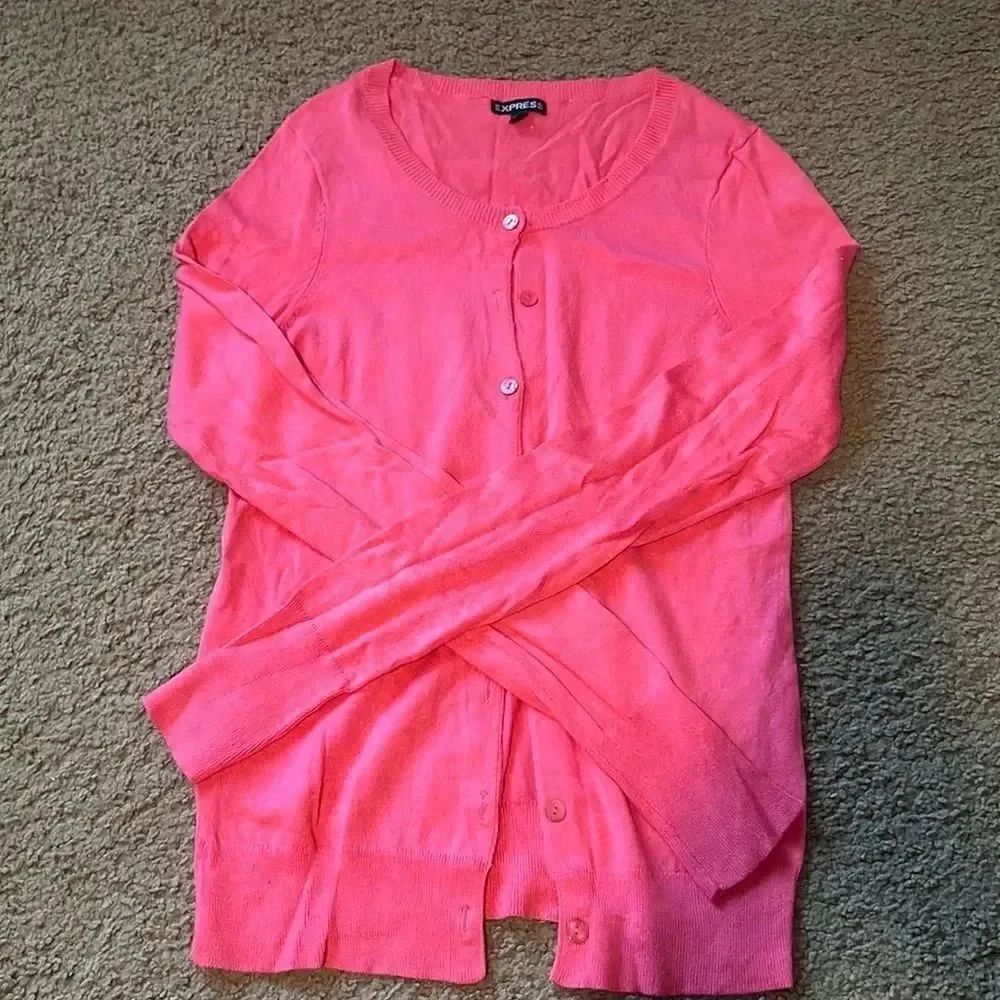 Express pink cardigan New condition